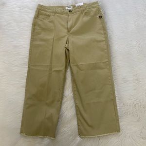 NEW wTag-SONOMA Vine High Rise Wide-Leg Crop Jeans 18R